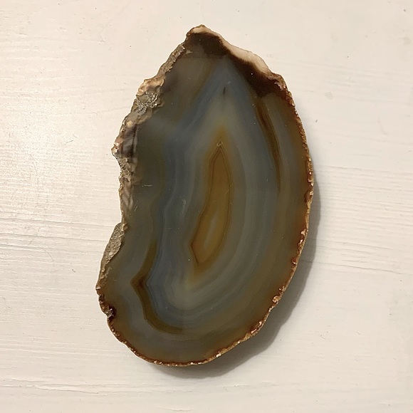 Natural Agate slice - Picture 1 of 3